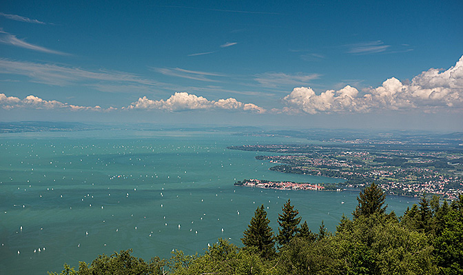 Blick über den Bodensee