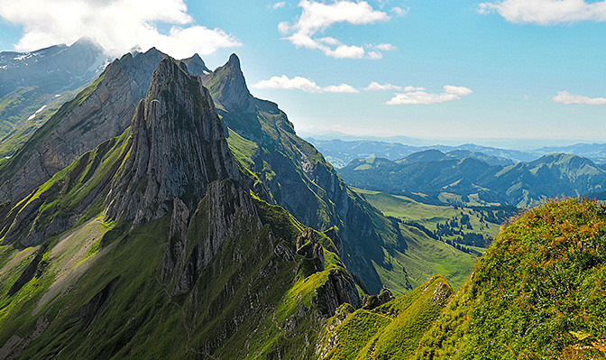 Blick auf den Säntis